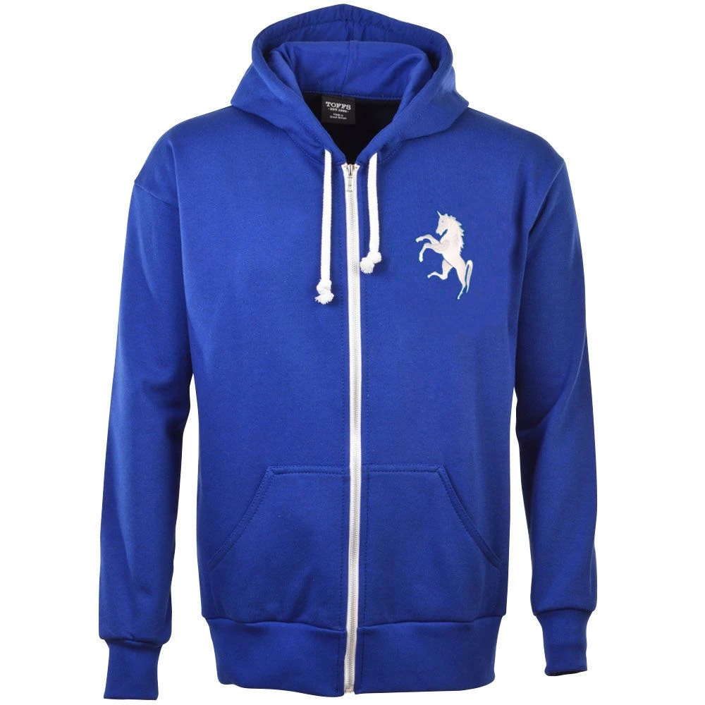Gillingham FC Royal Blue Zipped Hoodie - Official Embroidered Crest 1 Gillingham FC Royal Blue Zipped Hoodie - Official Embroidered Crest