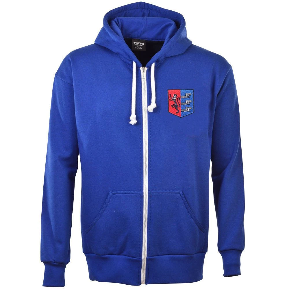 Ipswich FC Royal Zipped Hoodie - 1965-72 Retro Crest 1 Ipswich FC Royal Zipped Hoodie - 1965-72 Retro Crest